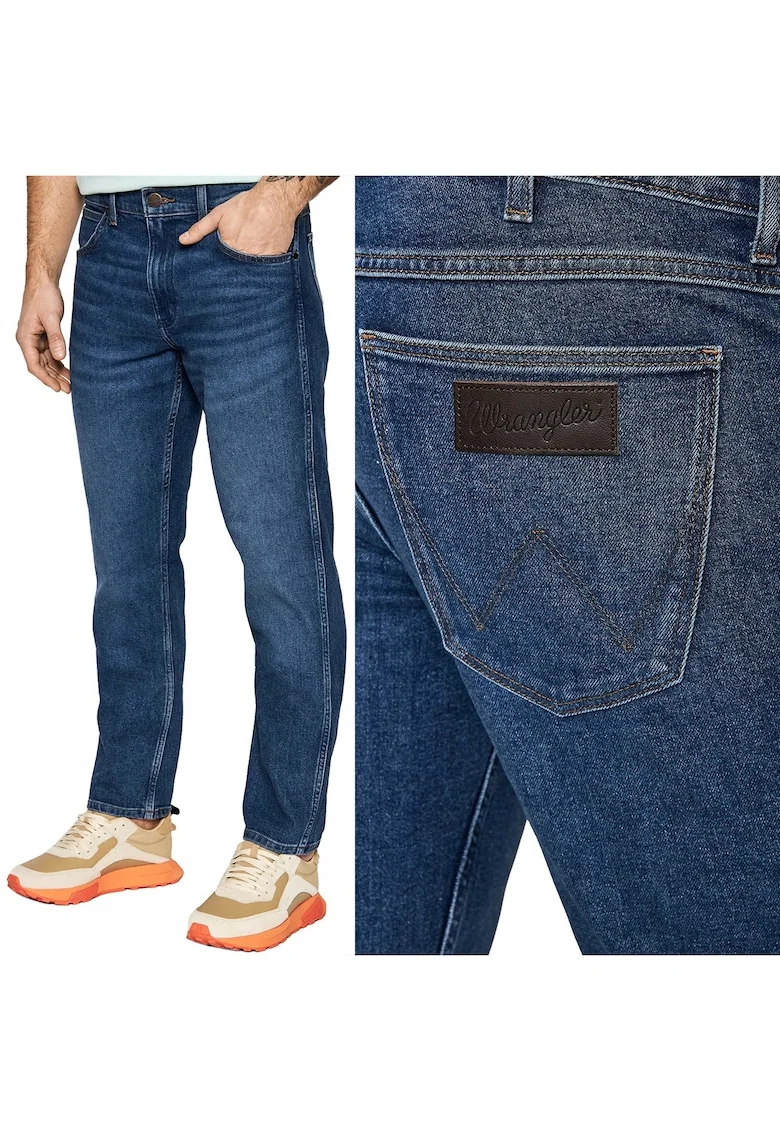 Мъжки дънки Wrangler  тъмносини - прав крачол