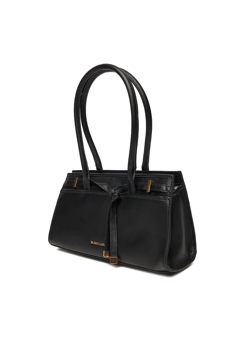 Дамска чанта Marciano Guess - естествена кожа - черна - модел JBLK 5BGZ22 7415A