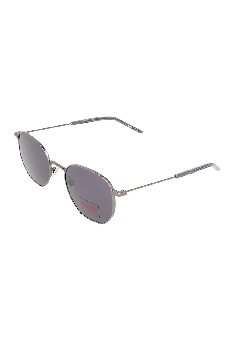 Шестоъгълни слънчеви очила с метална рамка