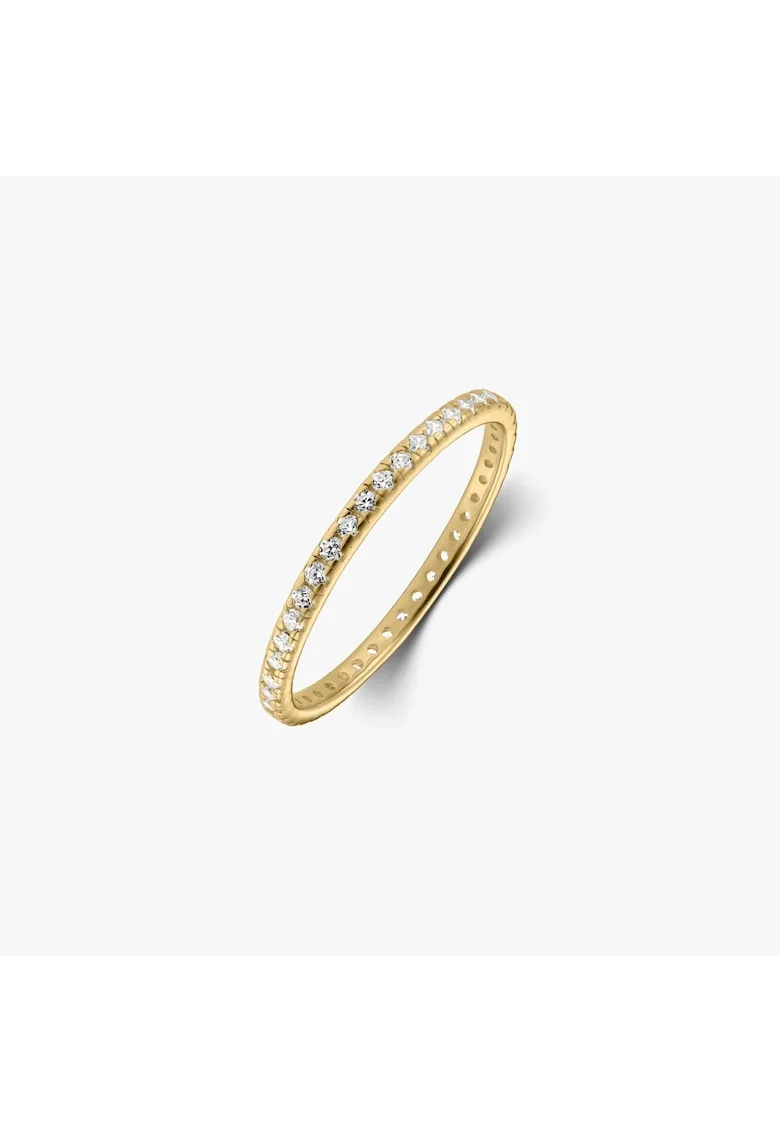 Inel din argint Golden Classic Eternity