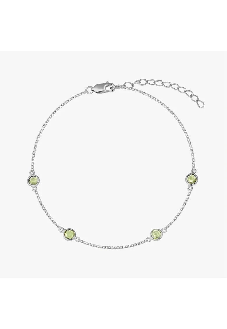 Сребърна гривна Birthstonedwqf