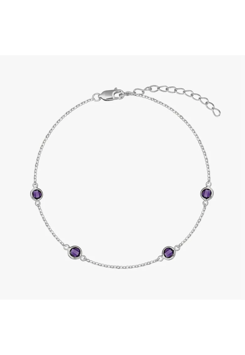 Сребърна гривна Birthstonedwqf
