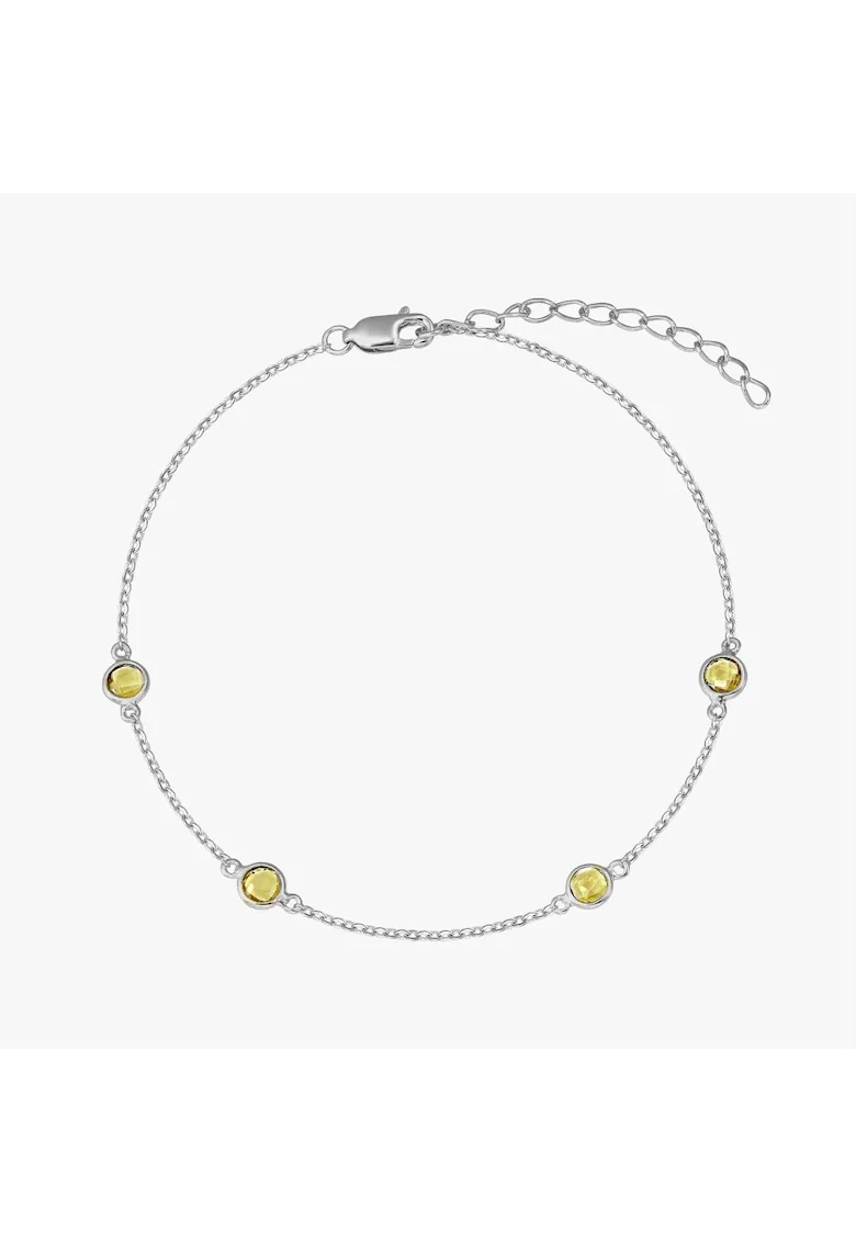 Сребърна гривна Birthstonedwqf
