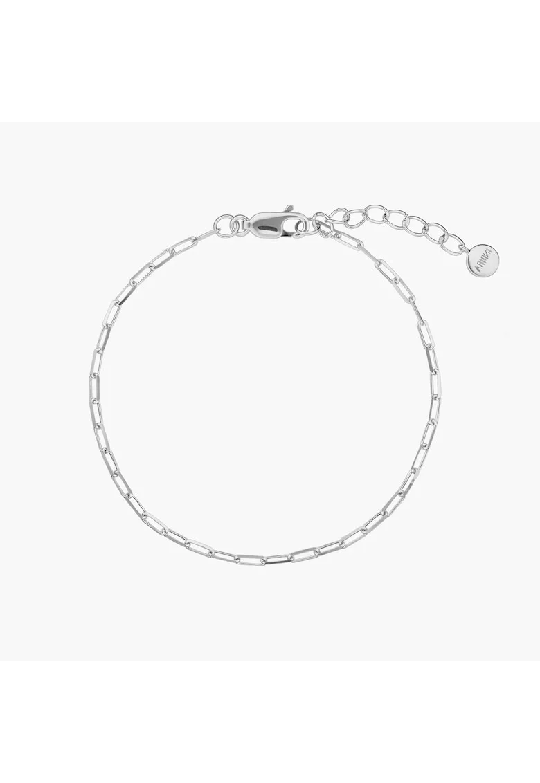 Сребърна гривна Paperclip