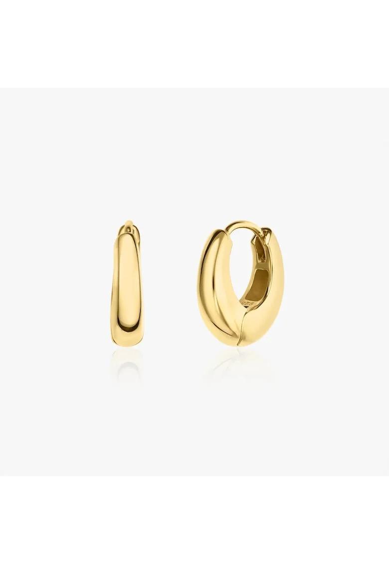 Сребърни обеци Golden Mini Dome