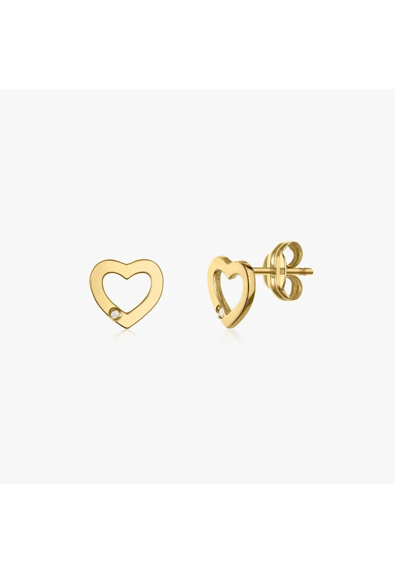 Златни обеци Forever In Love