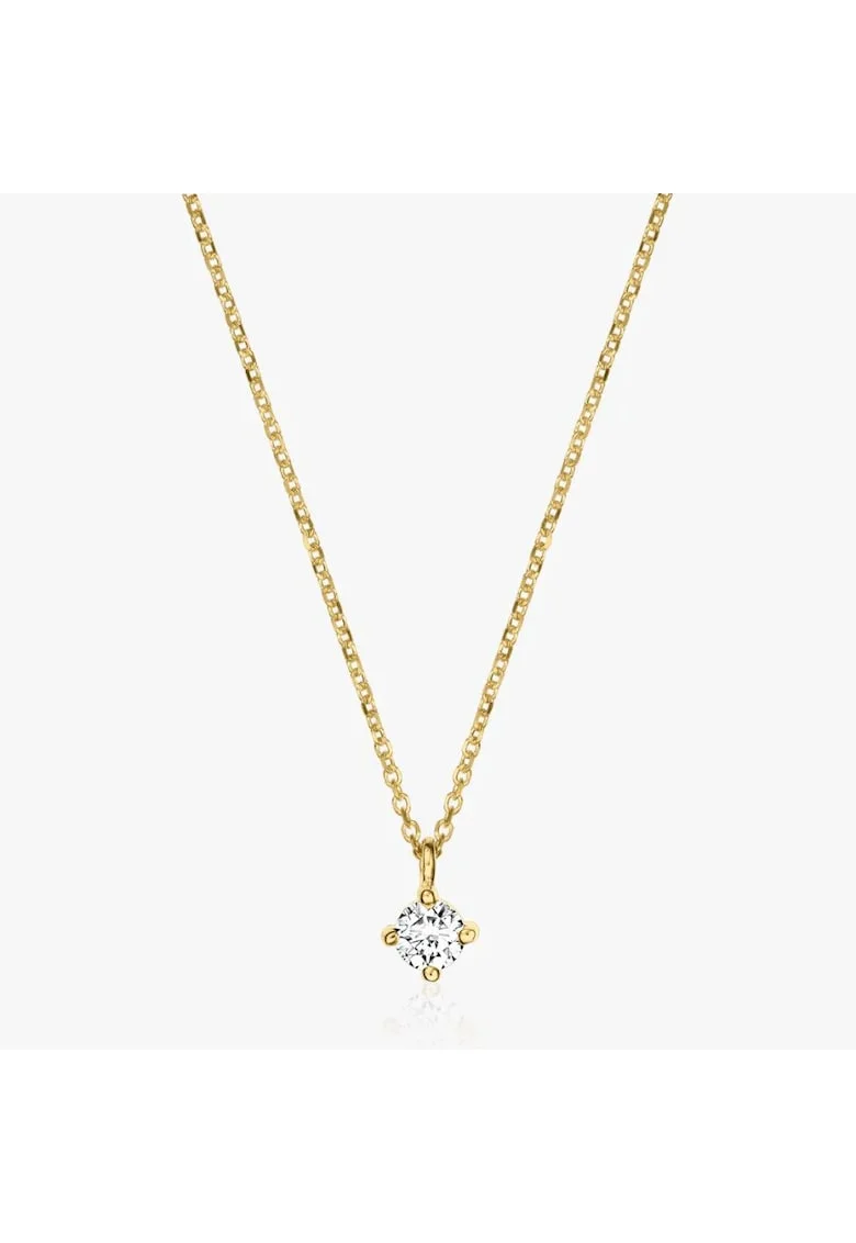Златно колие Timeless - Диамант 0.1 CT