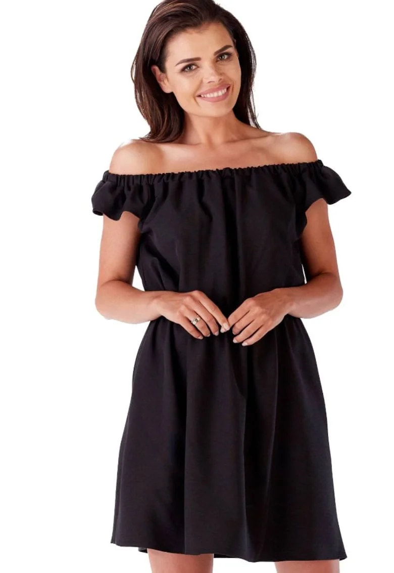 Infinite You Rochie mini dama Igrailte M136 черна