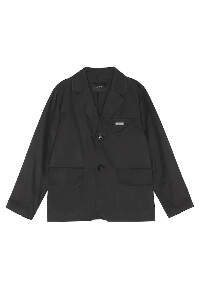 Ежедневна риза с пришити джобове - закопчаване с два бутона ISN1