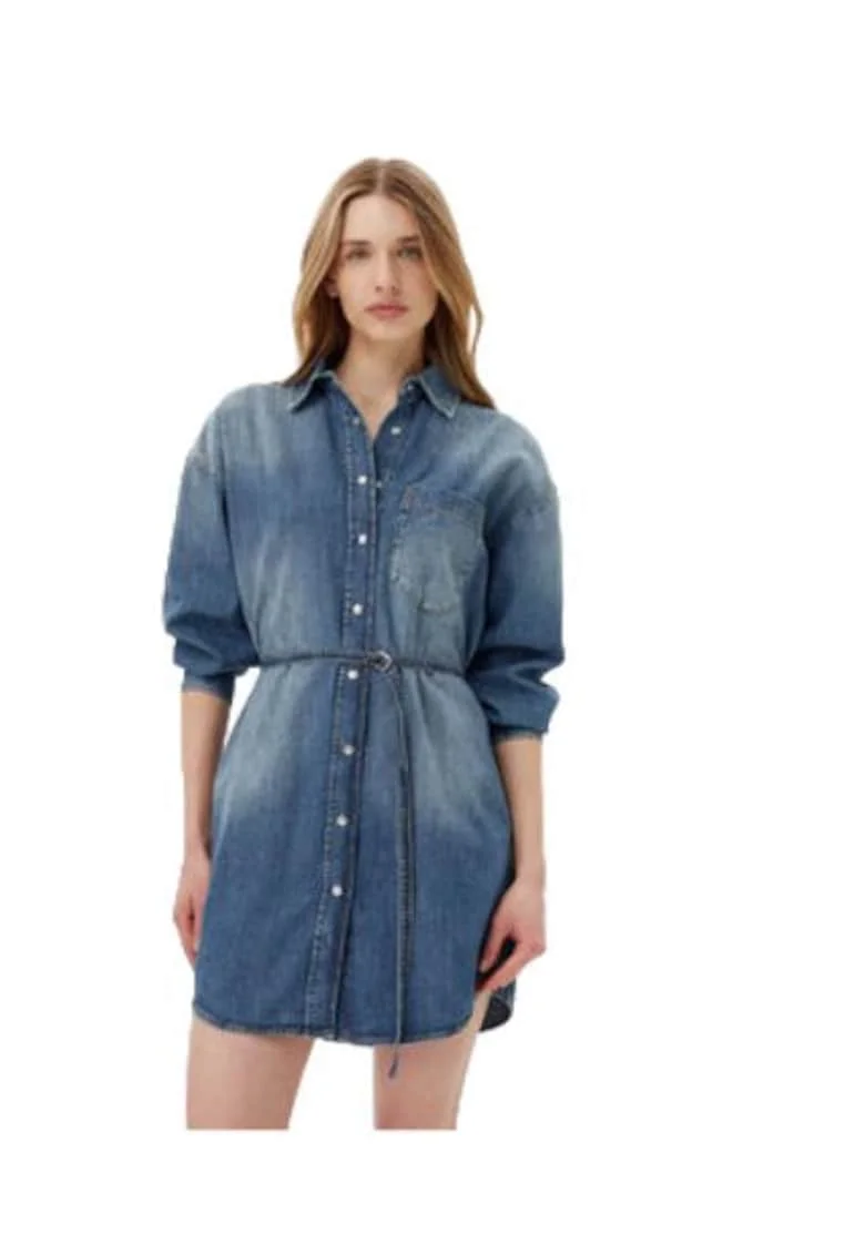 Дамска рокля Joop Jeans - памучен плат