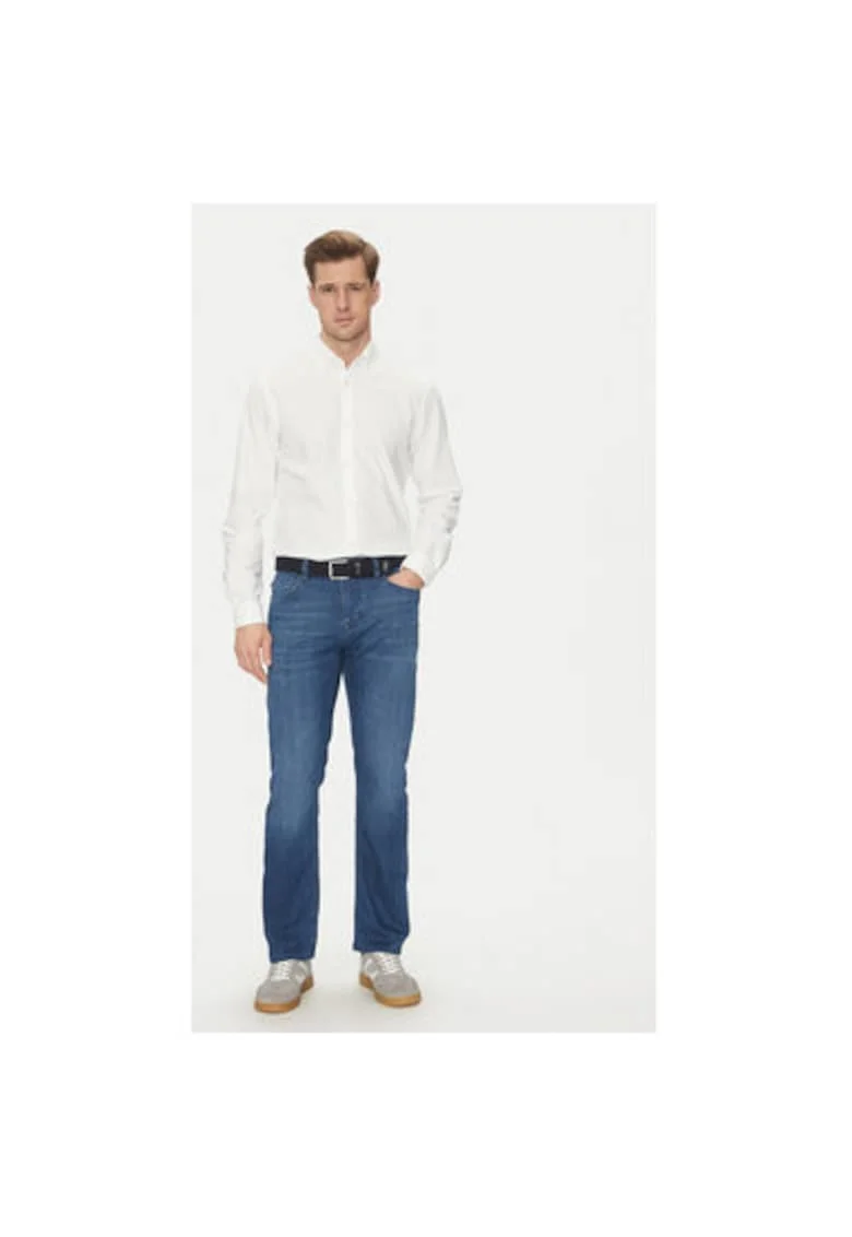 Мъжка риза Joop Jeans - 10018044 30046460 - Памук - Бяла