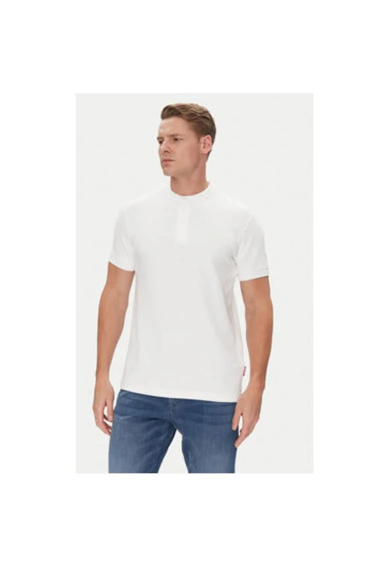 Мъжка тениска Joop Jeans - 10019351 30045676 - памук/найлон - бяла