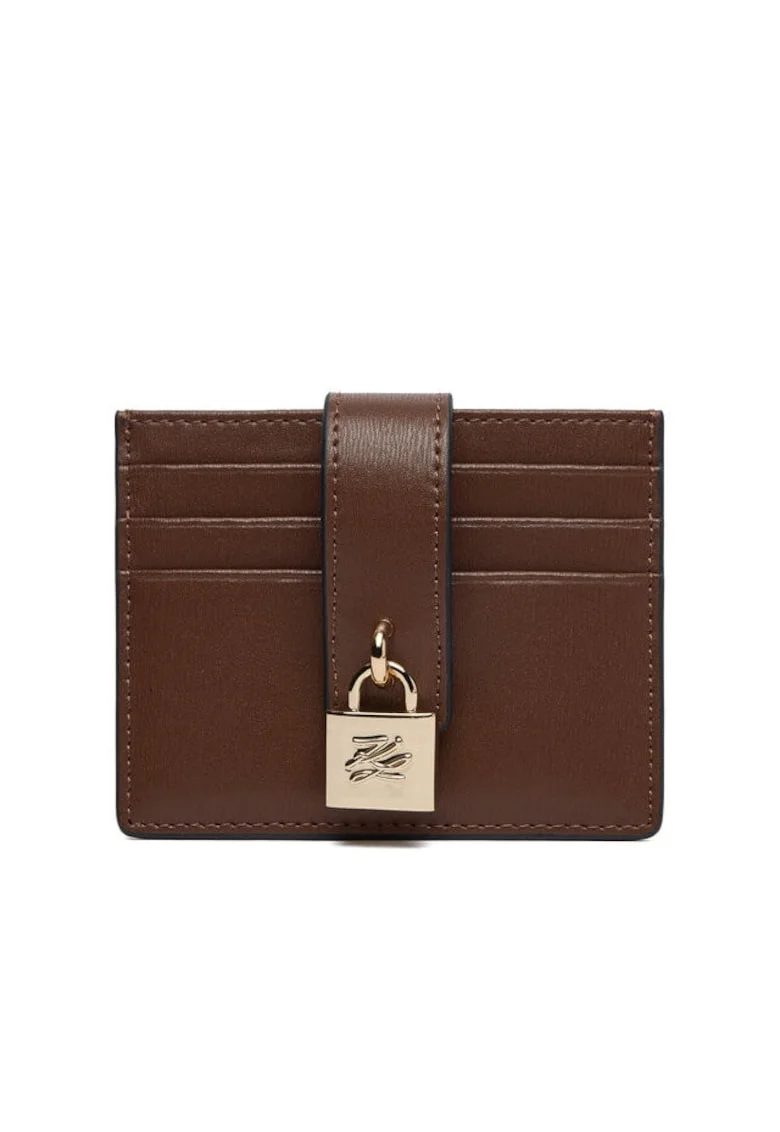 Дамско портмоне  калъф за карти - цвят Dark Friar Brown - размери 2LQ B1W32025