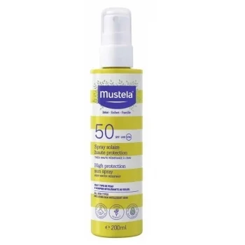 МУСТЕЛА Слънцезащитен спрей SPF50+ за лице и тяло 200 мл.
