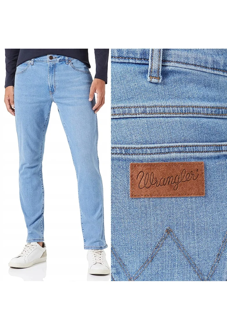 Мъжки дънки Wrangler  812 Slim Tapered Сини W38 L34