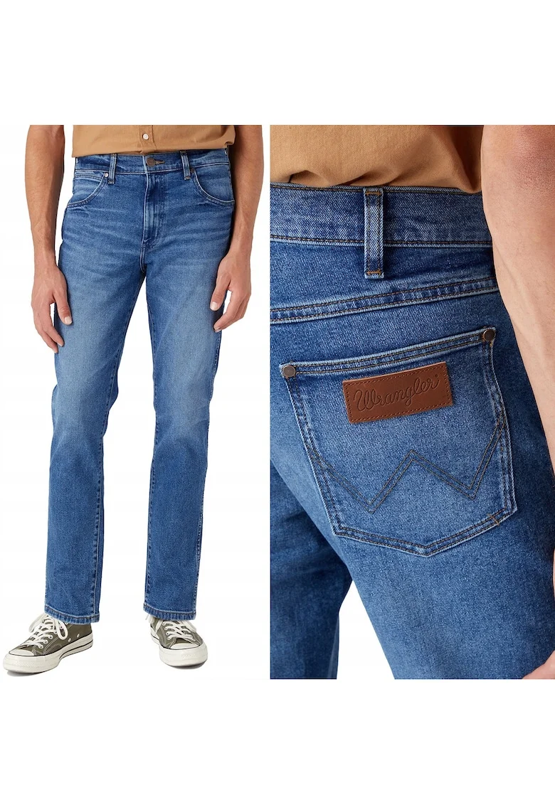 мъжки Wrangler  SLIM TAPERED син