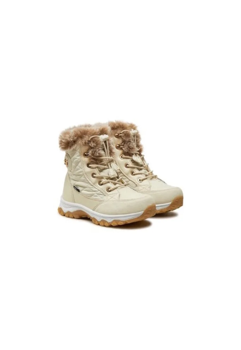 Момичешки ботуши  304224836 - Синтетичен - Бежов