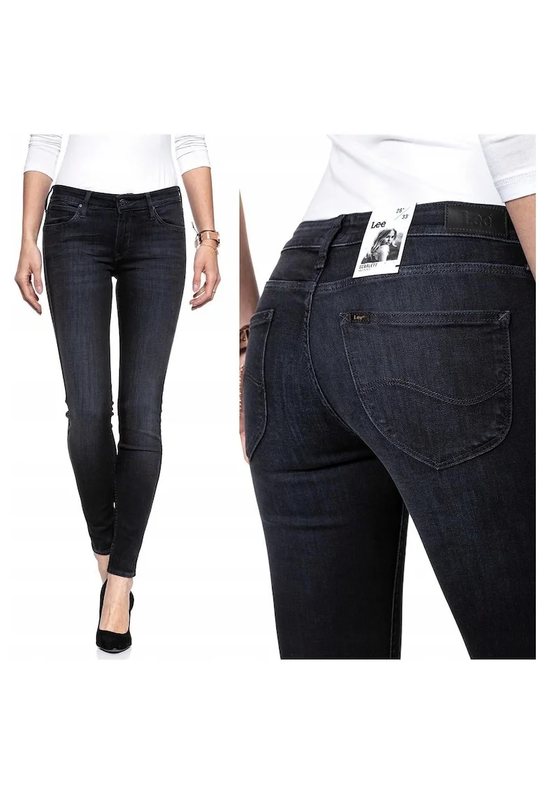 Дамски дънки -  Scarlett Skinny - 9815-26 - Памучни - Дълги - Petite - Дънкови - W24-L31 US