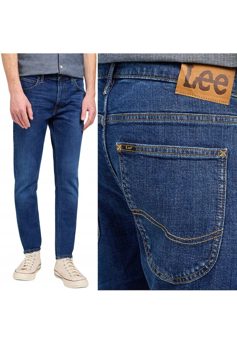 Дънки  Luke slim tapered - мъжки - тъмносини - W32 L34
