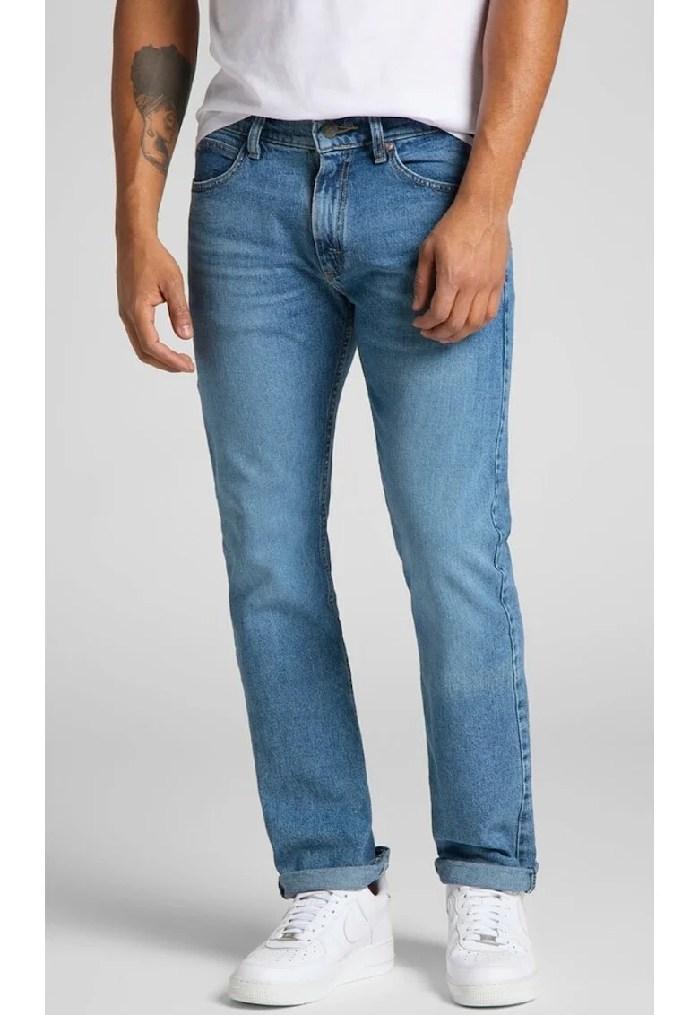 Мъжки дънки  Legendary Slim - сини - slim fit - леко еластични