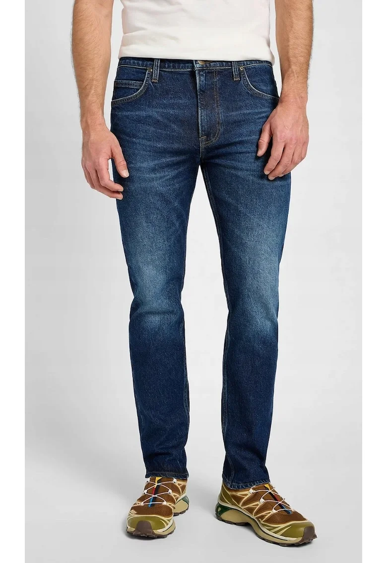 Мъжки дънки Slim Fit  Rider - памук/лиосел/еластан - тъмносин