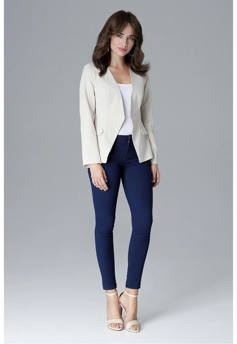 Бежово ежедневно дамско яке  Rayla L022