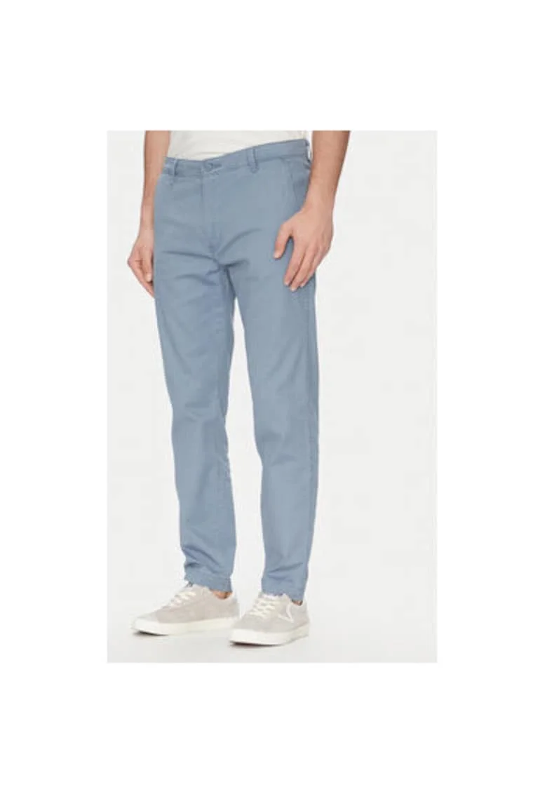 Мъжки чинос панталон Levi S - 17196-0155 - Памук/Лен - Син