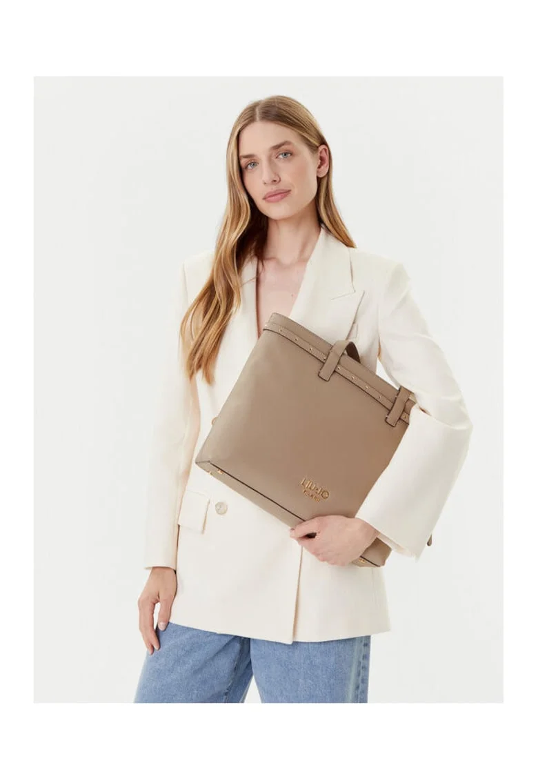 Дамска чанта  Desert Taupe 71105 M - екологична - 30x45см