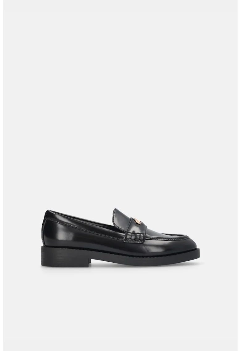 Кожени мокасини Preppy с лого