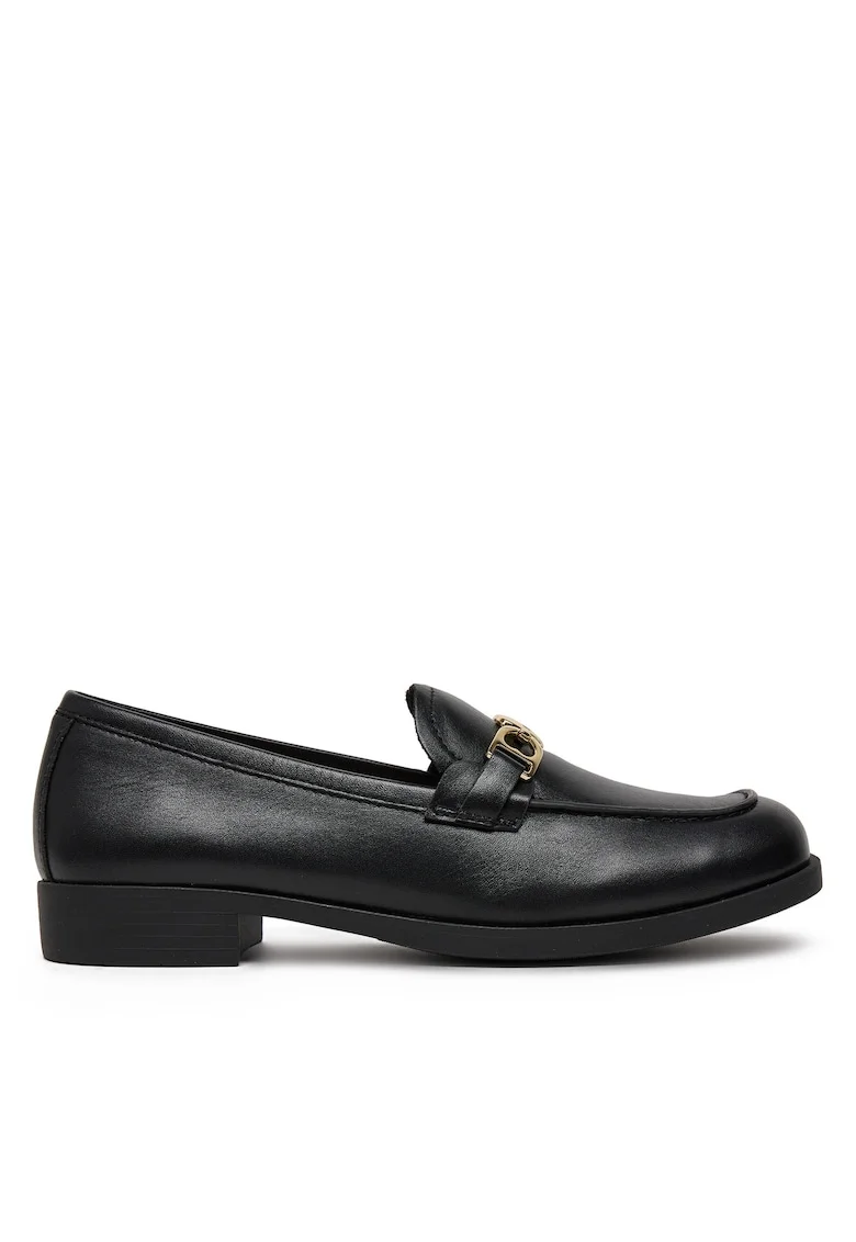 Дамски мокасини  Vitello Nero