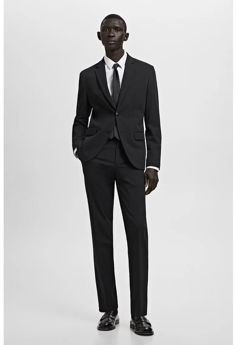 Слим сако с раздвоен ревер