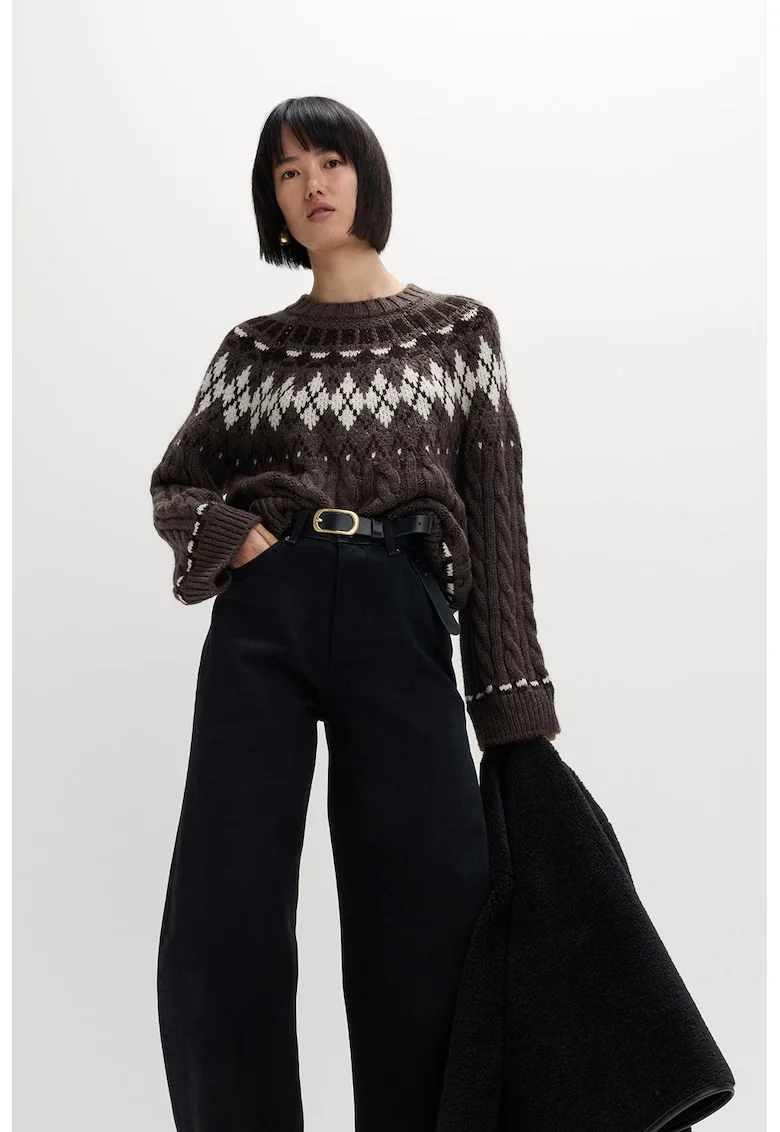 Бял/Тъмнокафяв