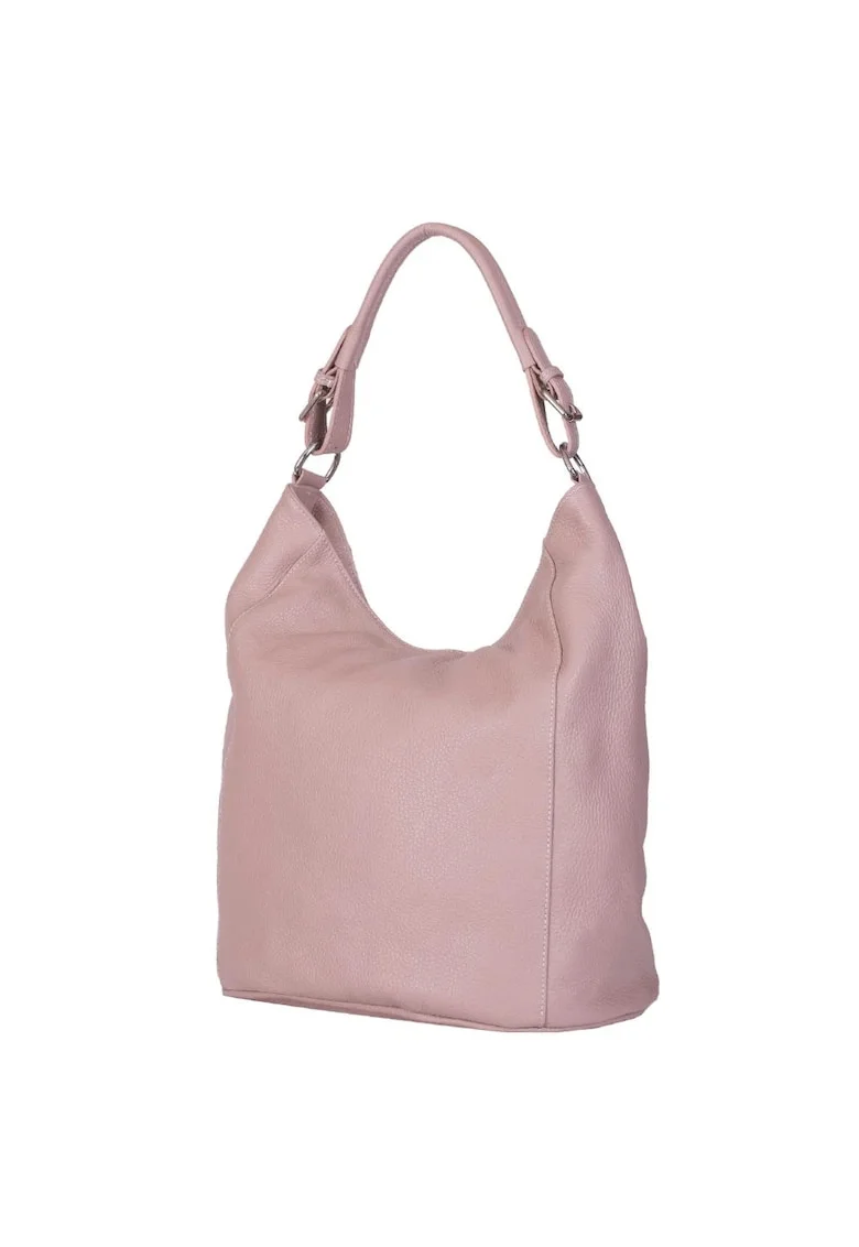 Дамска чанта от естествена кожа Silvia pink