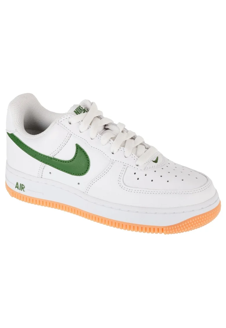 Мъжки спортни обувки -  Air Force 1 Low Retro QS - естествена кожа - бял