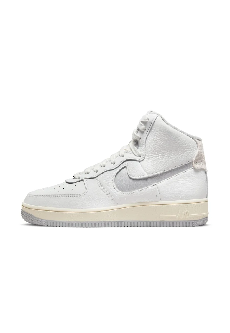 Спортни обувки -  W AF1 Sculpt White Silver - Естествена кожа - Бяло