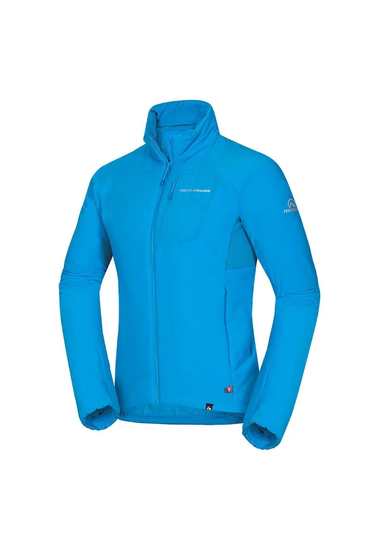 Мъжко хибридно яке PrimaLoft® ThermoPlume® slim fit Smrek