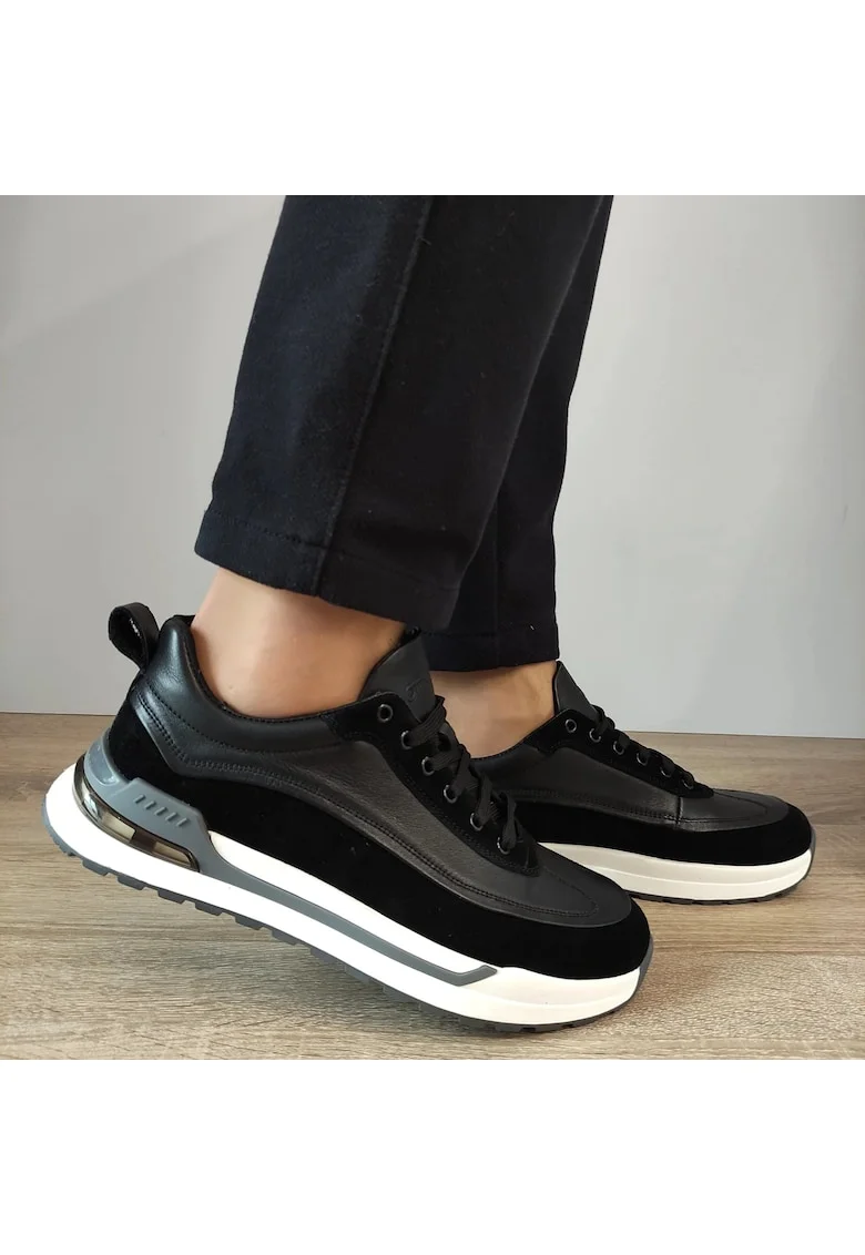 Ежедневни мъжки обувки  40004 01-Z Black - черни