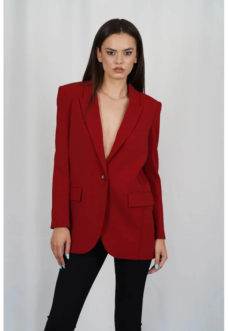Сако regular fit с предни джобове