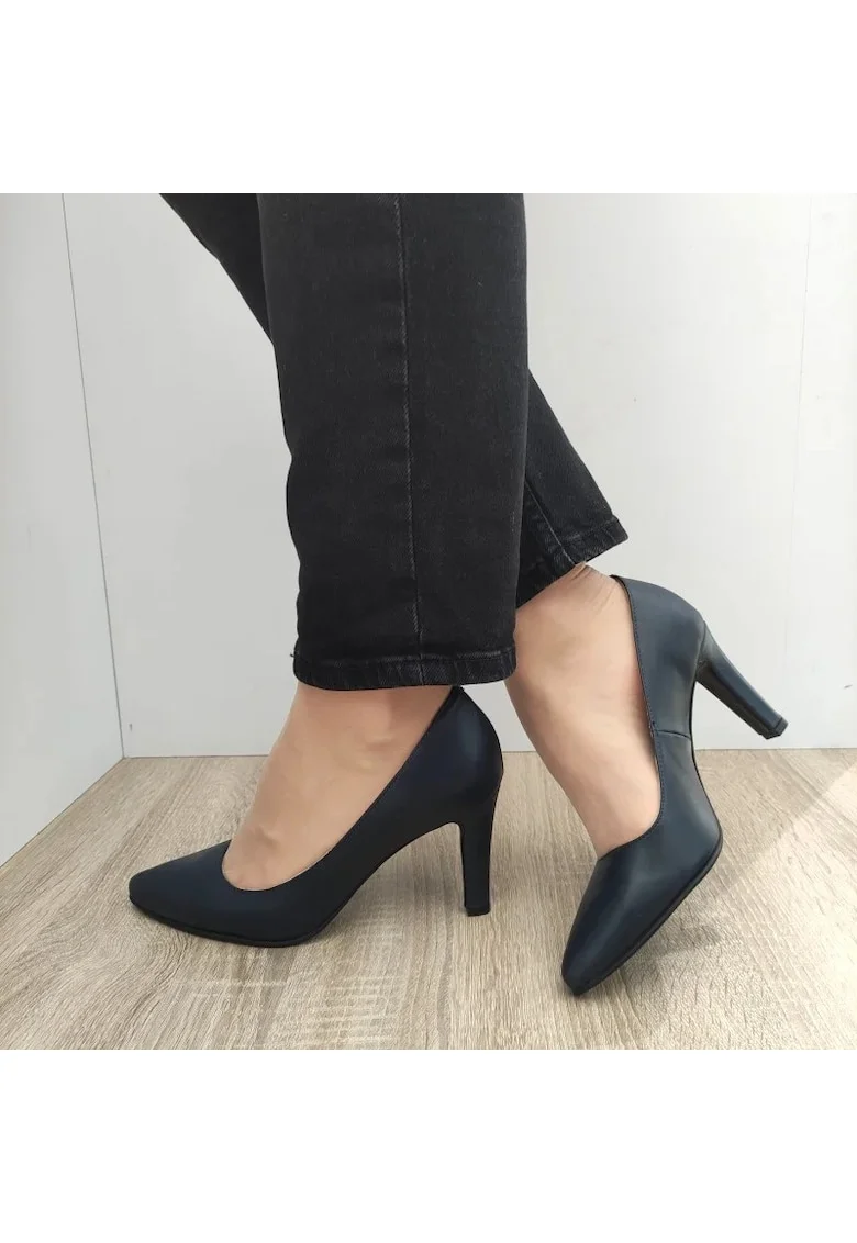 Елегантни дамски обувки  5121 Navy Blue - Navy Blue