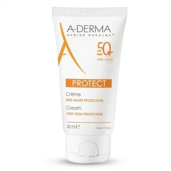 А-ДЕРМА СЪН ПРОТЕКТ Слънцезащитен крем SPF50+ 40 мл.