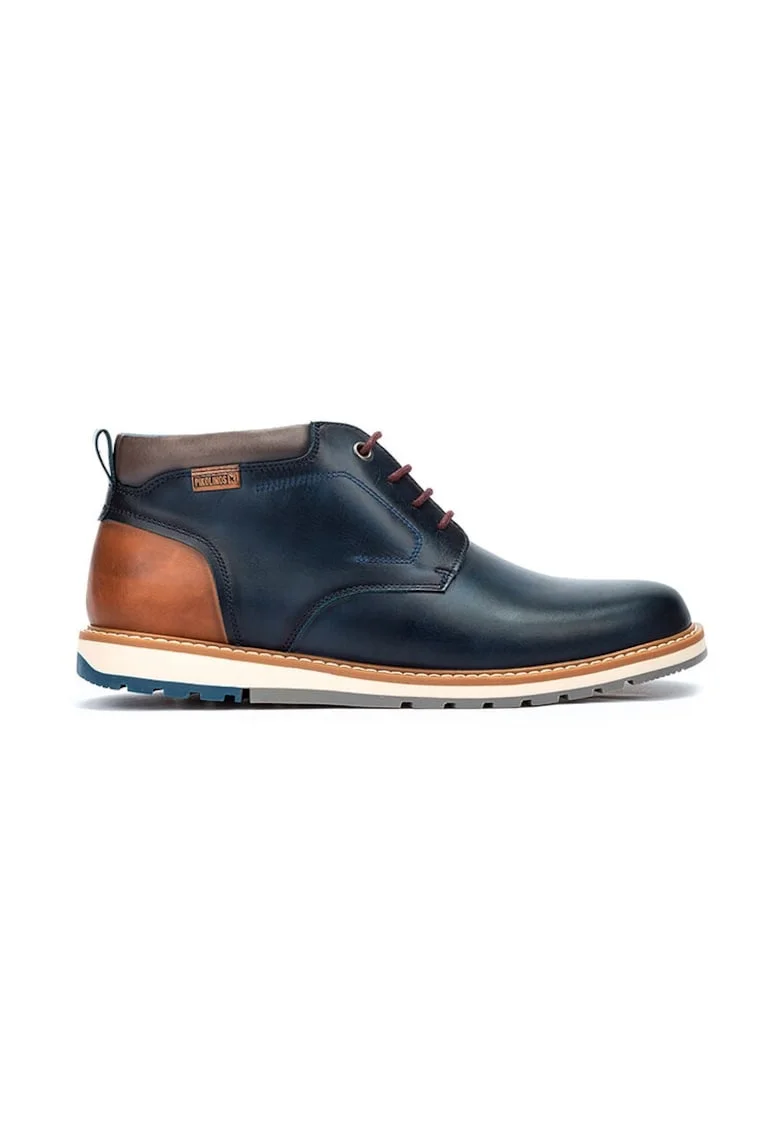 Обувки M8J-8181 Сини -  Естествена кожа