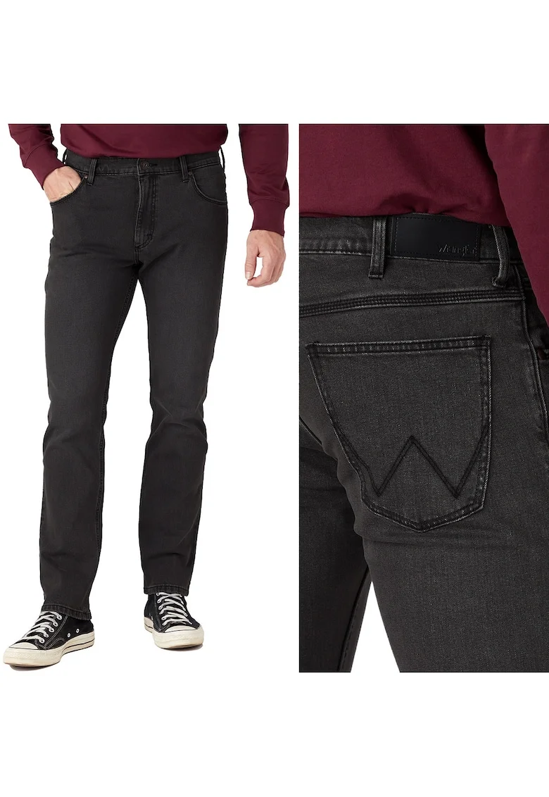 Мъжки дънки Wrangler W31 L32 - автентично сиви - права кройка