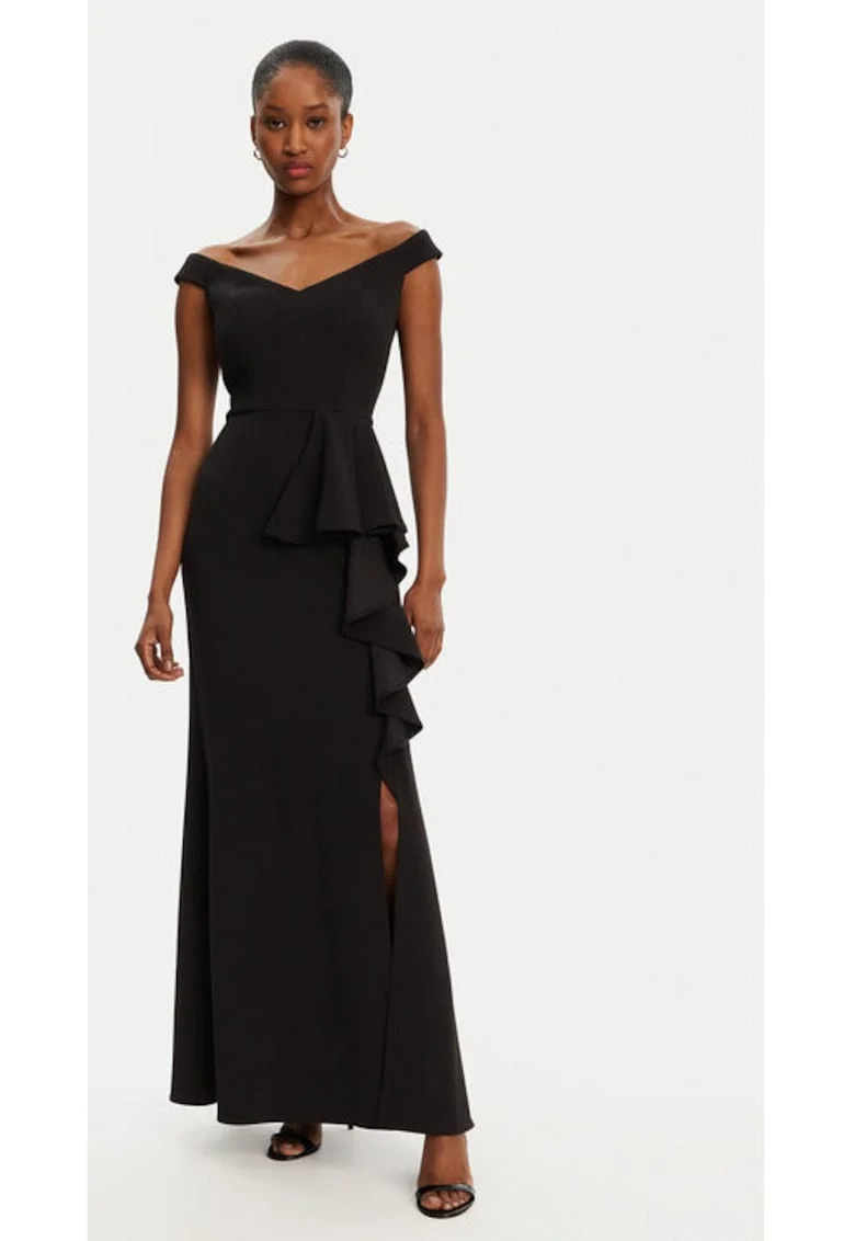 Дамска рокля -  305264879 - Полиестер - Черен