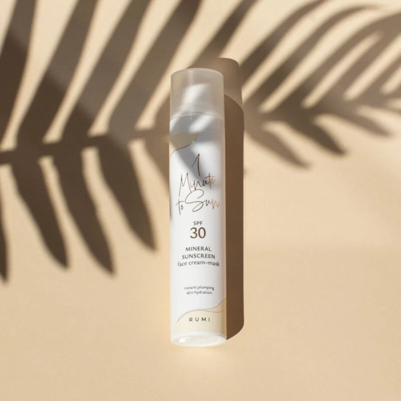 1 Minute to Sun Mineral Sunscreen Cream Mask, SPF 30