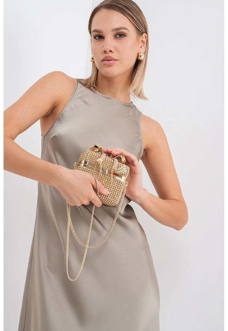 Малка чантичка Vanity Case с кристали