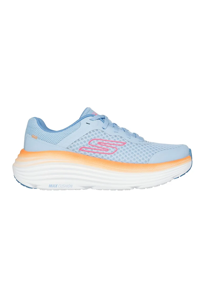 Мрежести спортни обувки Max Cushioning Endeavour - Пастелносин/Пастелнорозов/Мандарина
