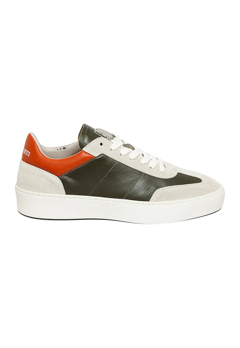 Тъмнозелен/Крем