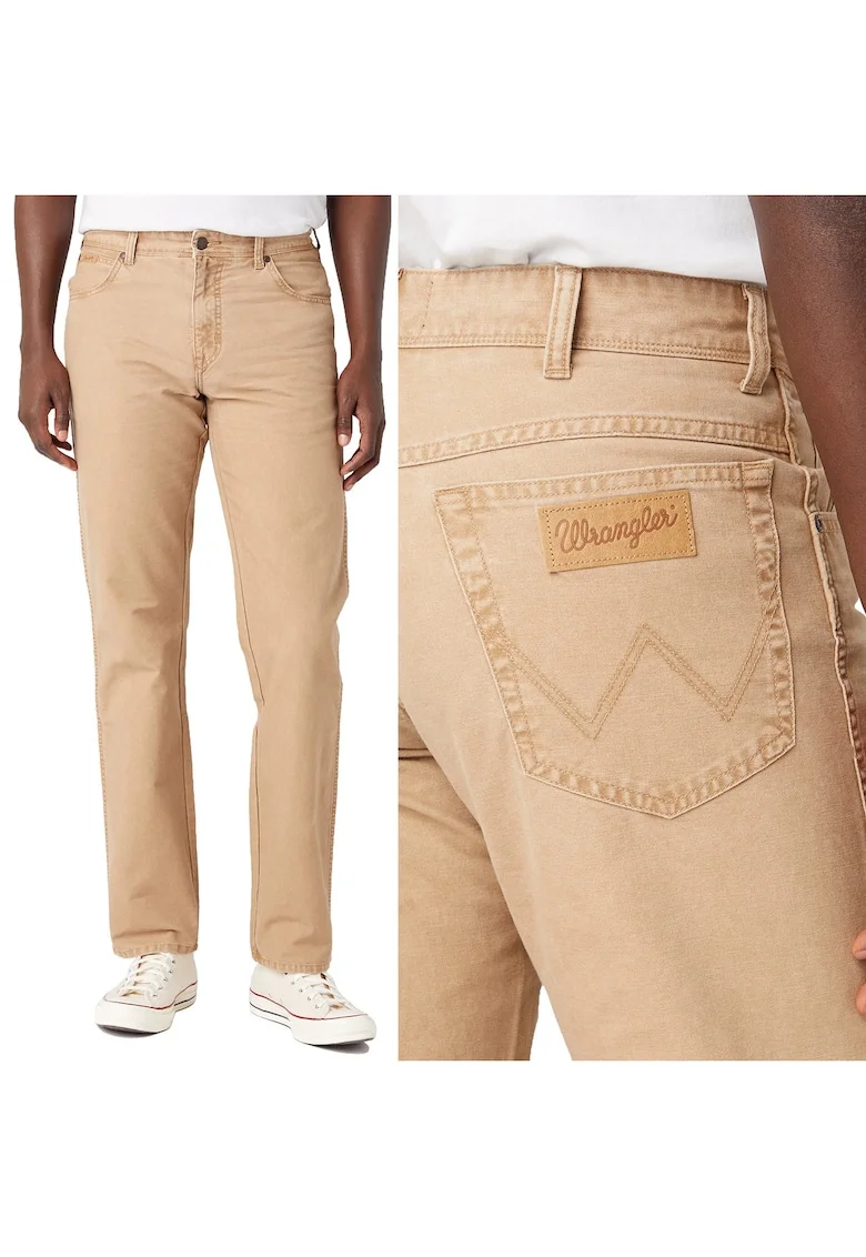 Мъжки панталон Wrangler  модел 821 - прави - бежови - W32 L34