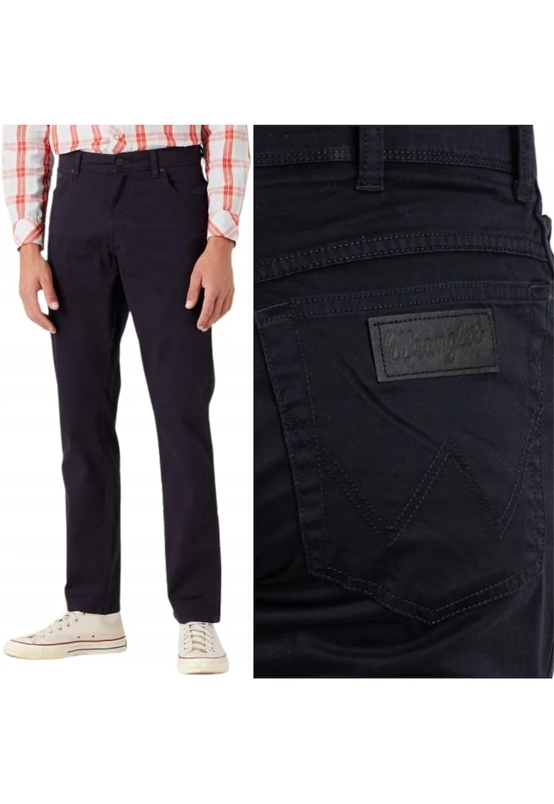 Мъжки панталони Wrangler  тъмносини W30 L32 - вталена кройка - стеснени крачолища крачо крачоли
