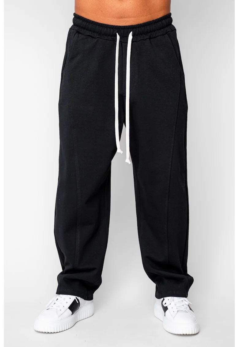 Дълъг панталон Baloon Fit от 100% памук - 400гр/кв.м. Premium Edition Black 2024
